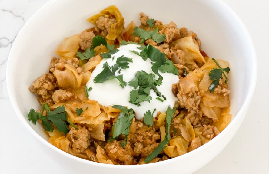 30 Min Meals: One Pot Unstuffed Cabbage Rolls